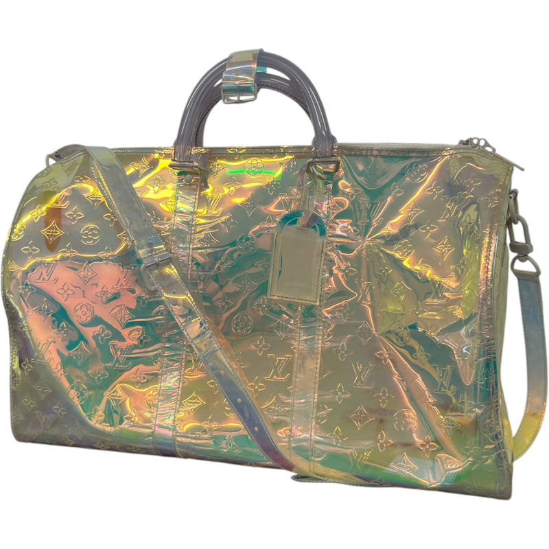 Women's Monogram Prism Keepall Bandoulière 50 Bag Multi-Coloured