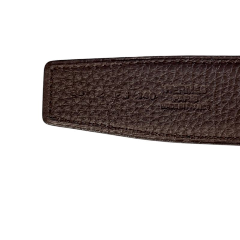Men's Reversible H Belt Black Size Waist 28"