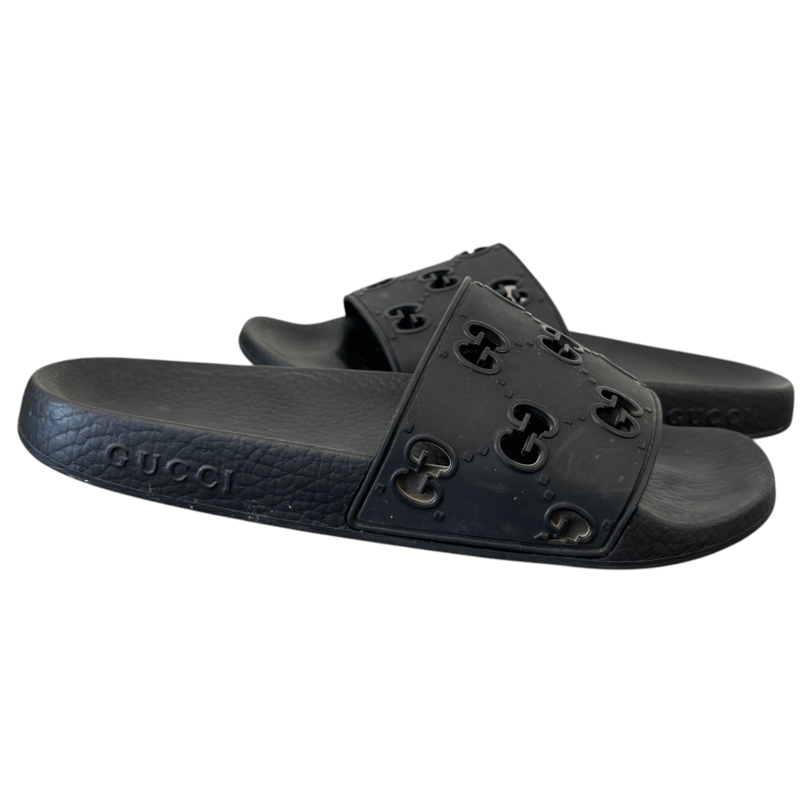 Women's GG Supreme Slides Black Size UK 6 / EU 39 - Photo 3