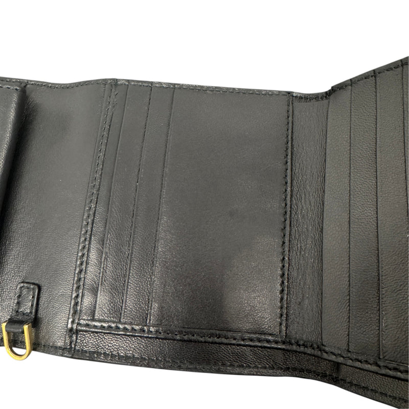 Women's Logo Print Purse Black