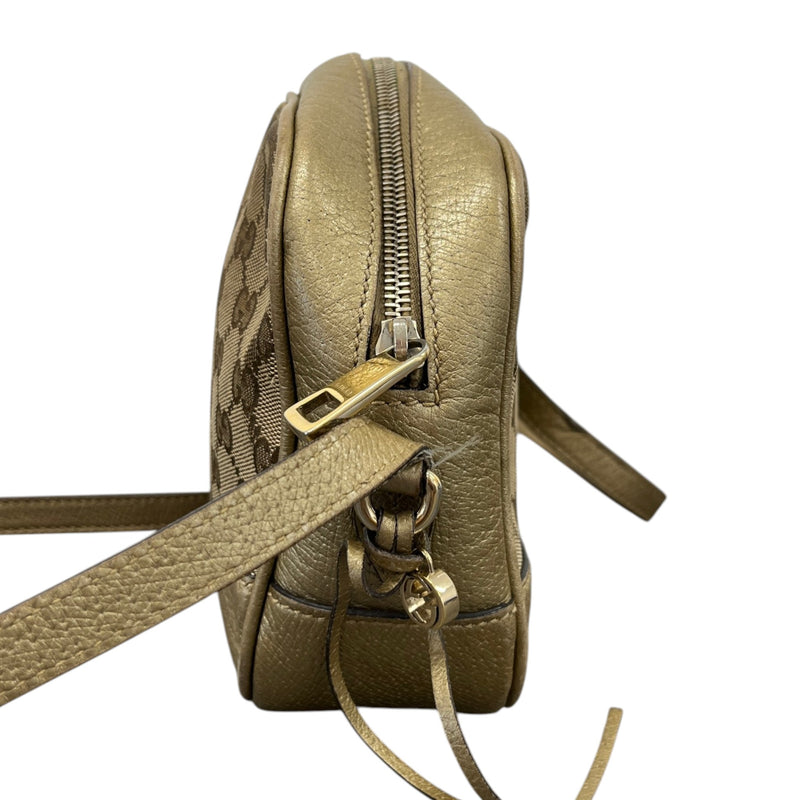 Women's Bree Gg Canvas Crossbody Bag Gold