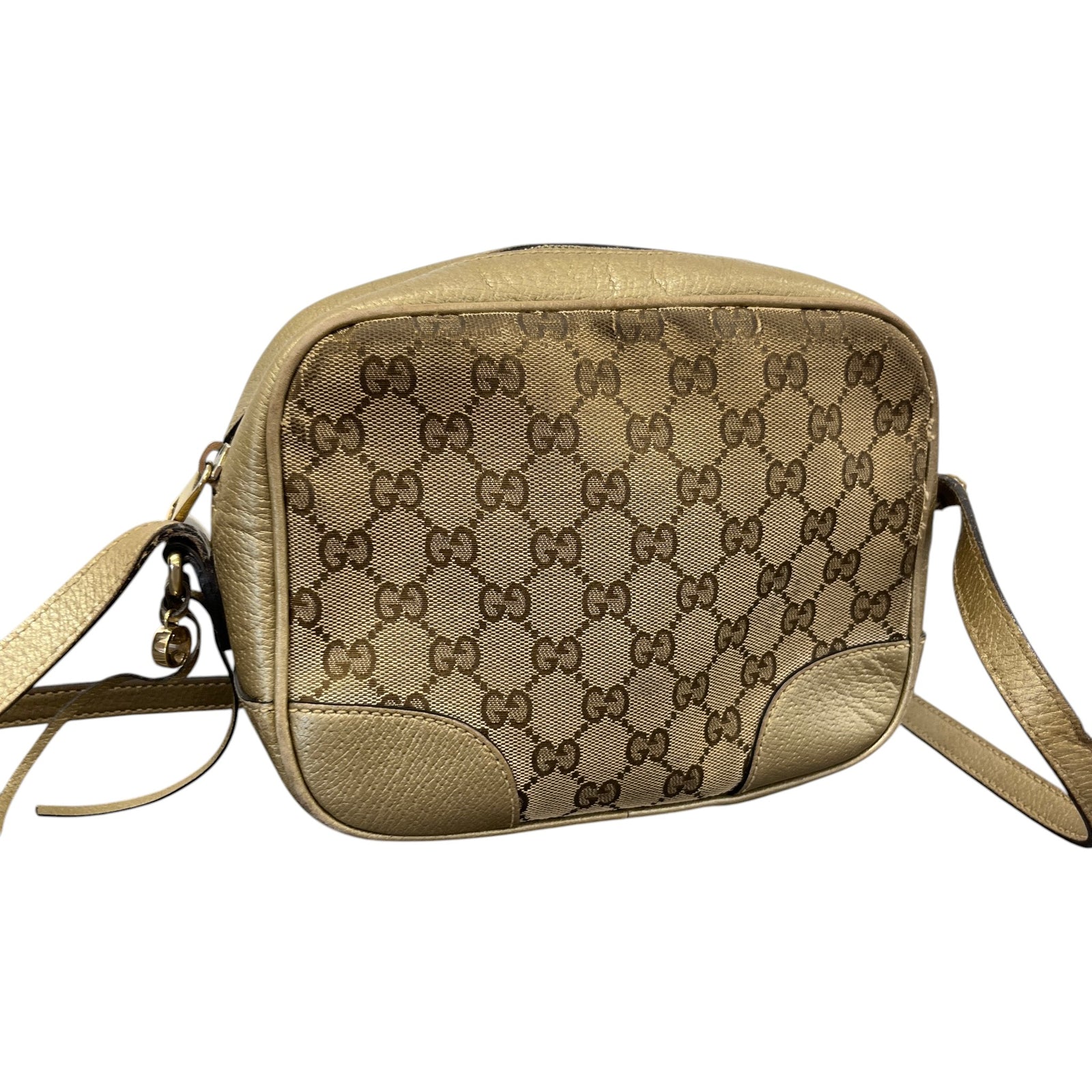 Women's Bree Gg Canvas Crossbody Bag Gold - Photo 8