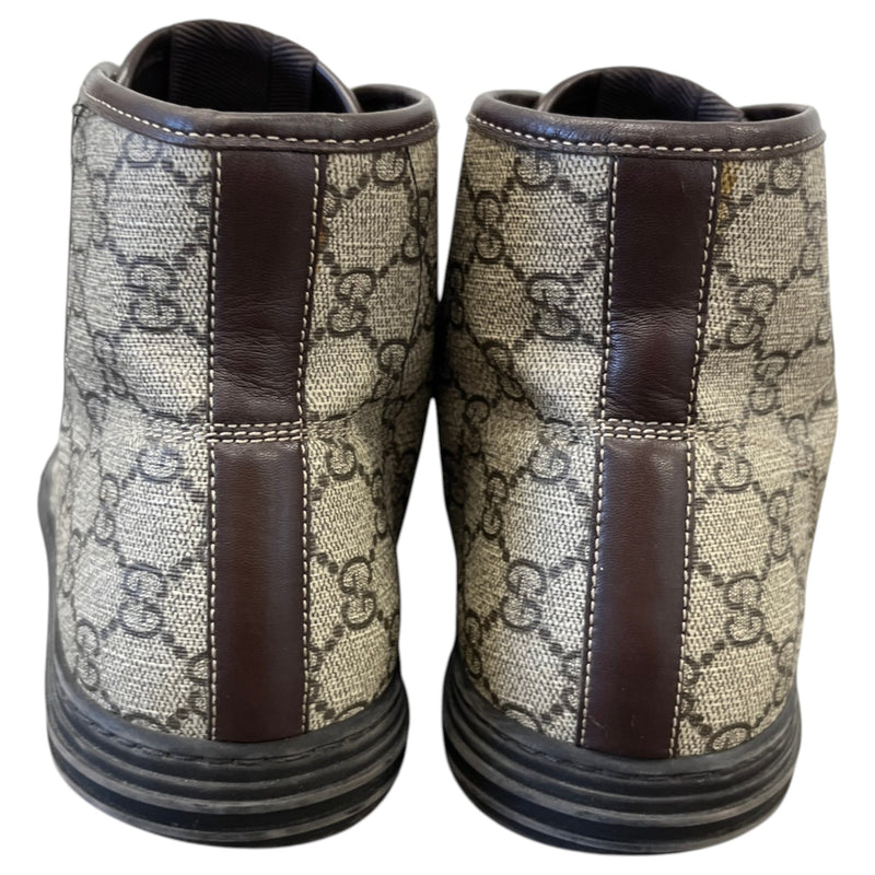 Men's GG Supreme High Trainers Brown Size UK 9 / EU 43