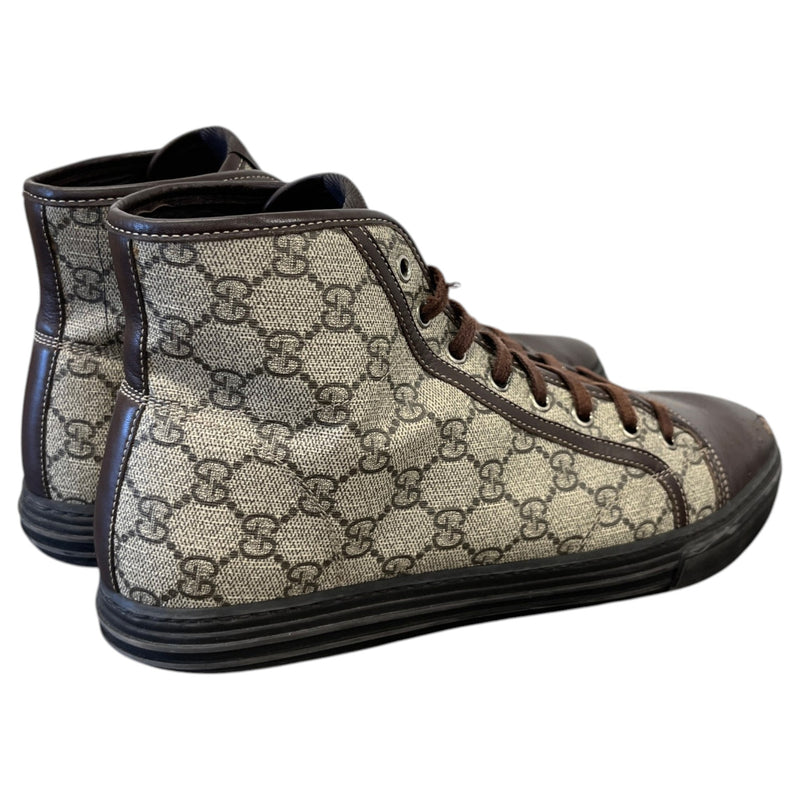 Men's GG Supreme High Trainers Brown Size UK 9 / EU 43