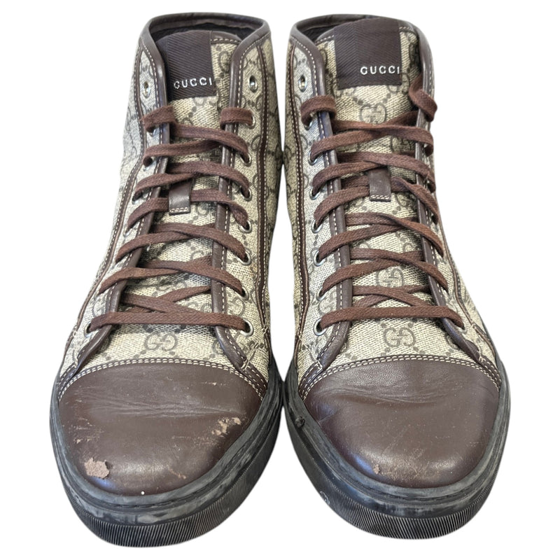 Men's GG Supreme High Trainers Brown Size UK 9 / EU 43