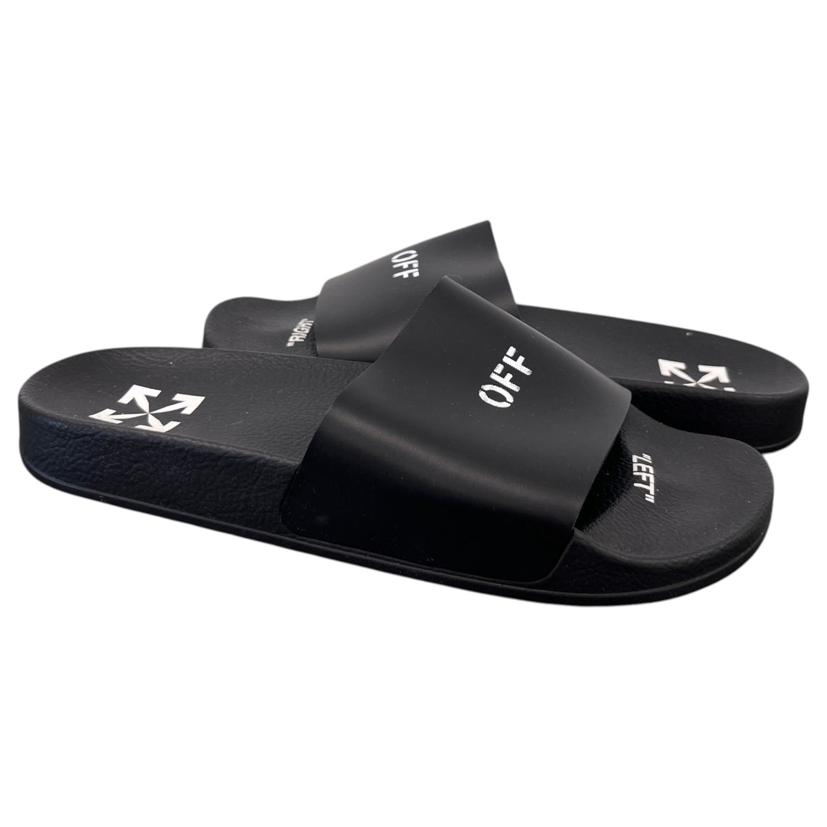 Men's Pool Slides Black Size UK 7 / EU 41 - Photo 3