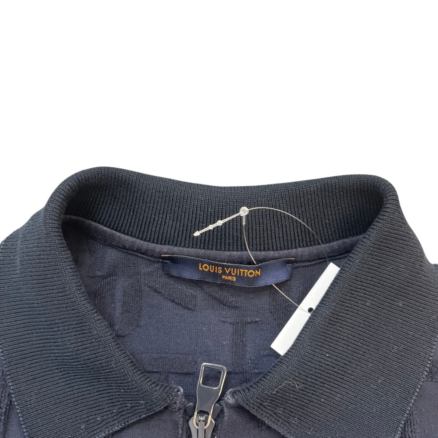 Men's Monogram Quarter Zip T-Shirt Navy Size S - Photo 7