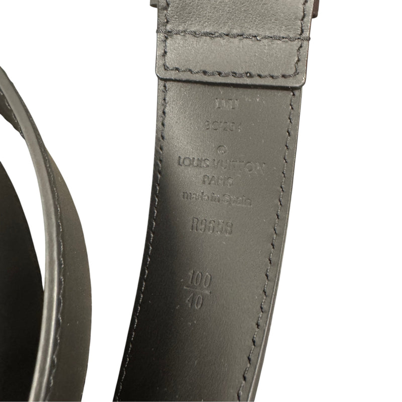 Men's LV Buckle Belt Black Size 40"