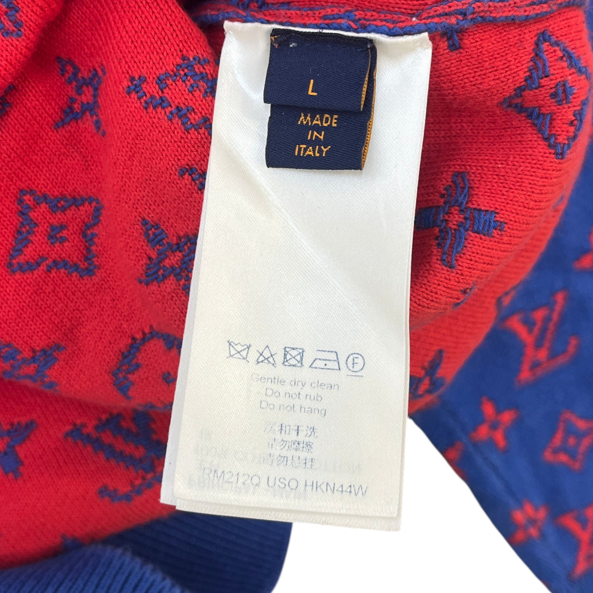 Men's Monogram Gradient Sweatshirt Blue Size L - Photo 6