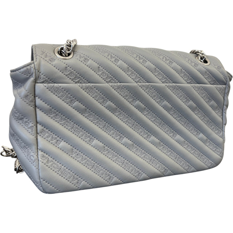 Women's Bb Quilted Embossed Bag Grey