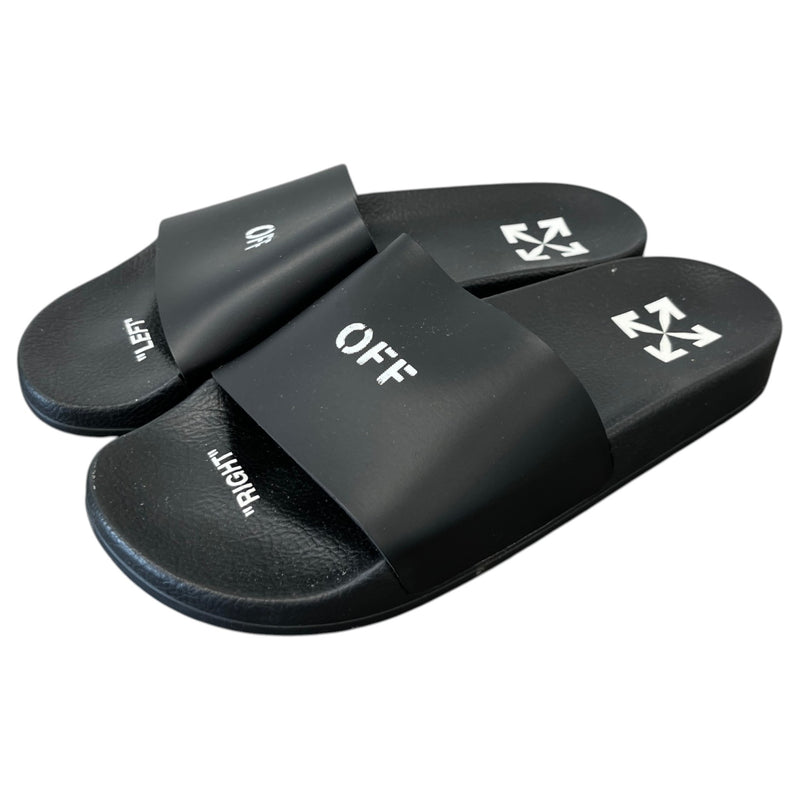 Men's Pool Slides Black Size UK 7 / EU 41