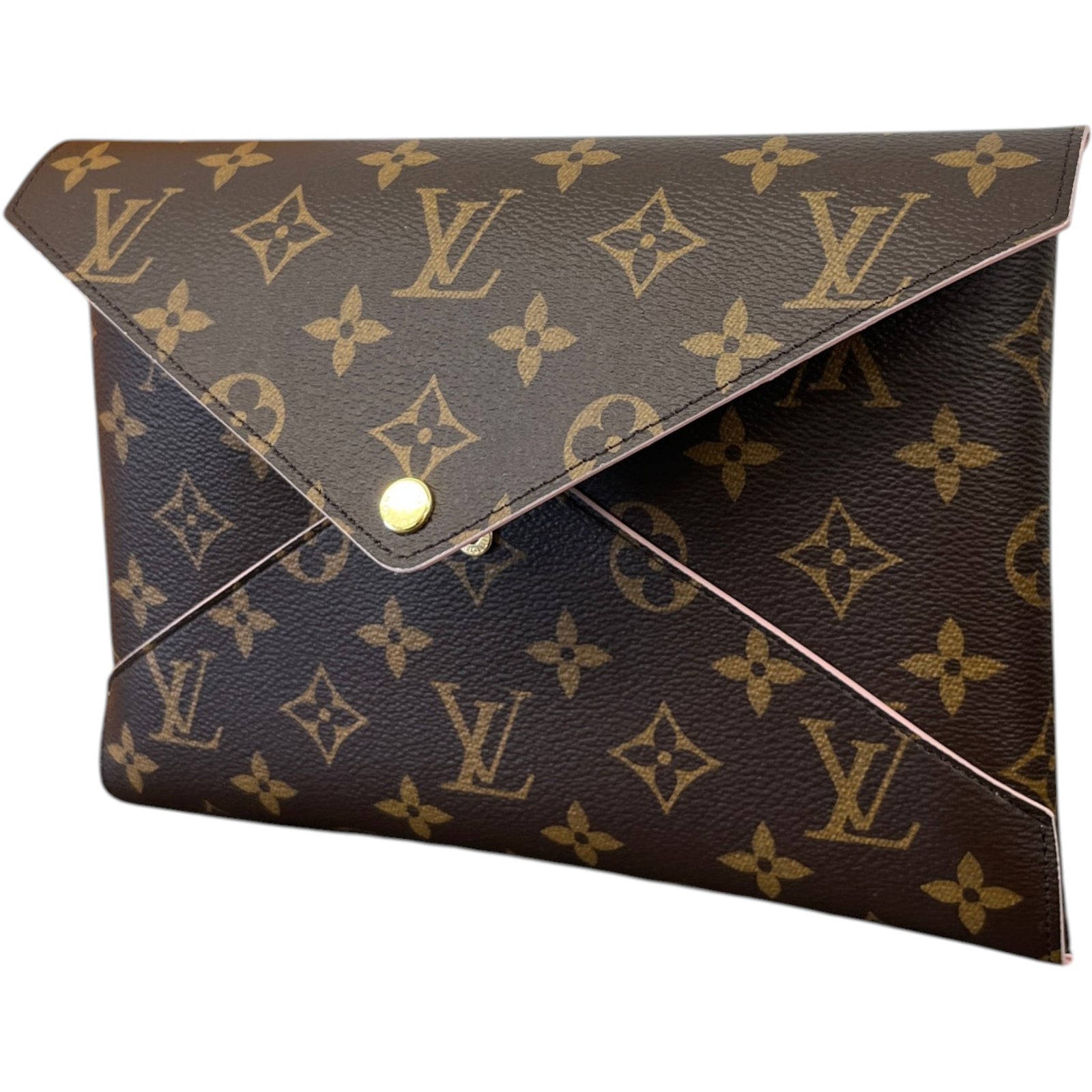 Women's Monogram Kirigami Pochette 3-Piece Set Pouch Brown - Photo 5