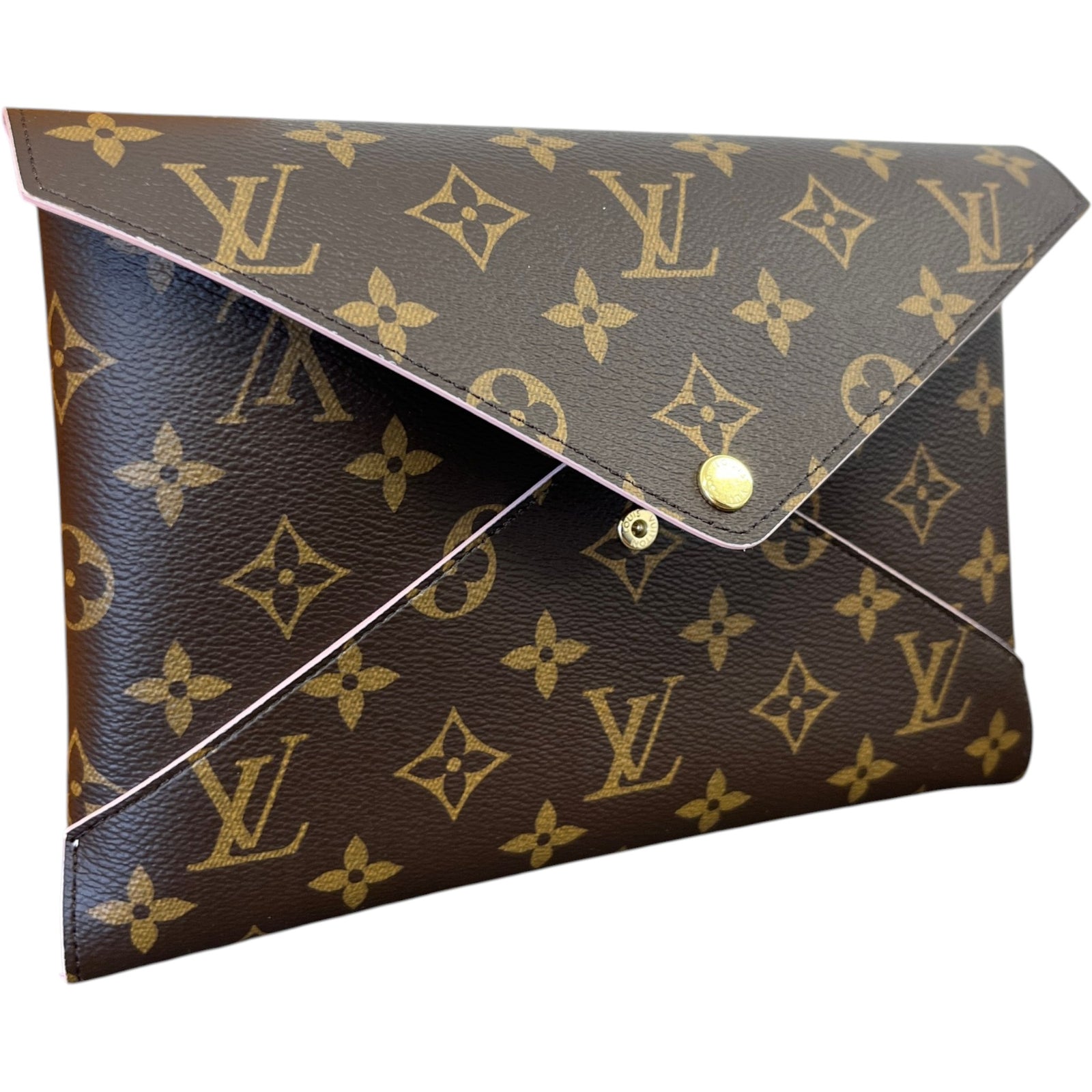Women's Monogram Kirigami Pochette 3-Piece Set Pouch Brown - Photo 6