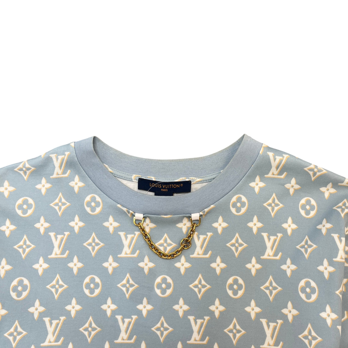 Women's 2023 Monogram Mini Dress Blue Size M / UK 10 - Photo 5