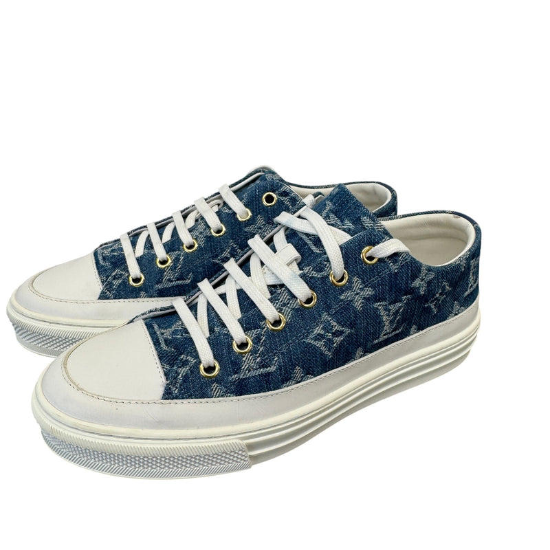 Women's Monogram Stellar Low Trainers Blue Size EU 37.5 / UK 4.5