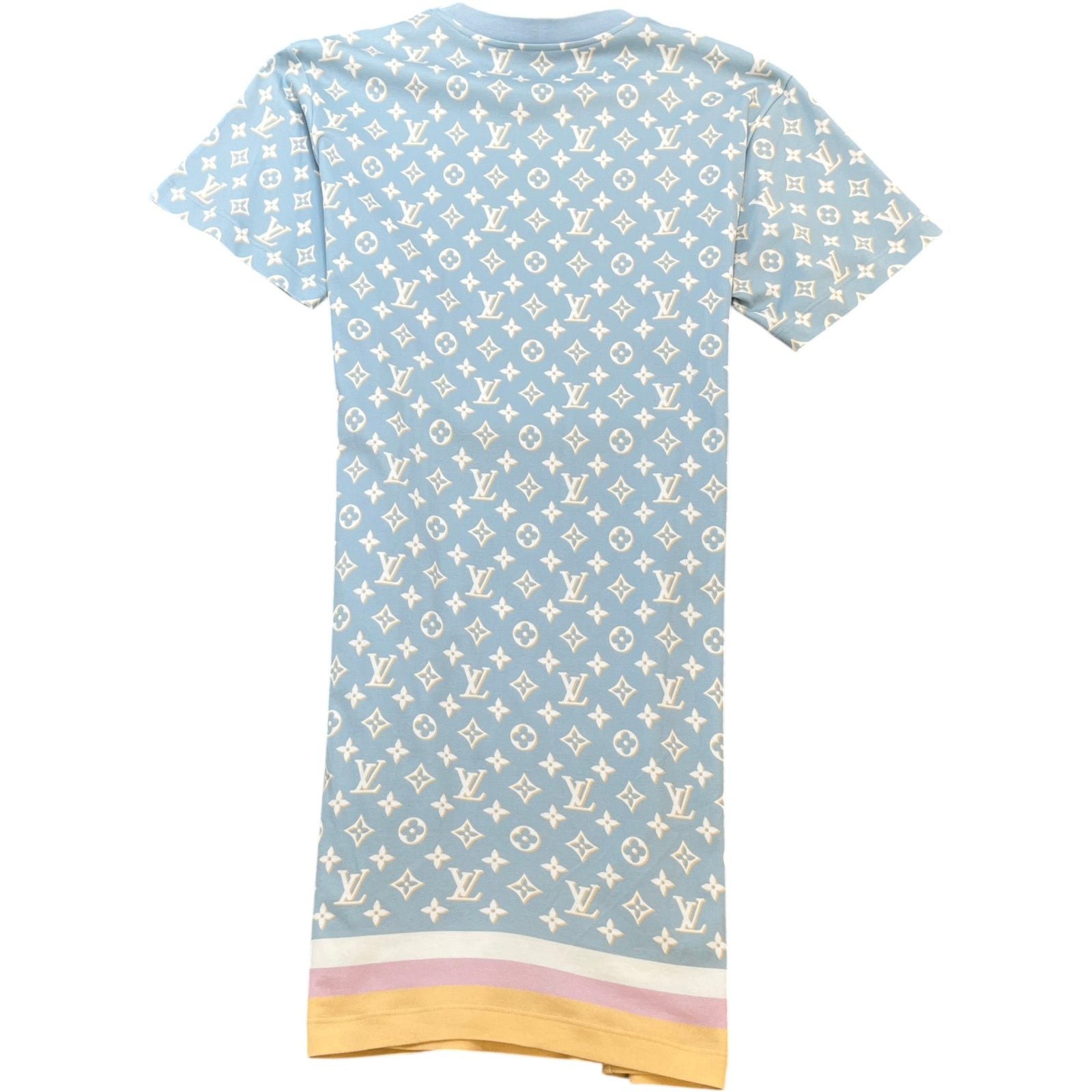 Women's 2023 Monogram Mini Dress Blue Size M / UK 10 - Photo 2