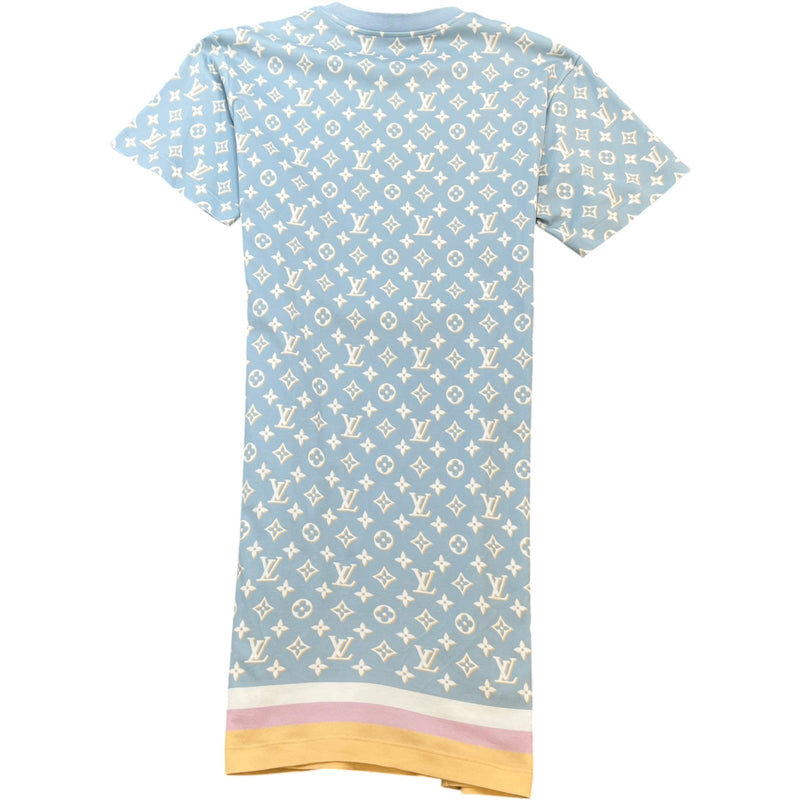 Women's 2023 Monogram Mini Dress Blue Size M / UK 10