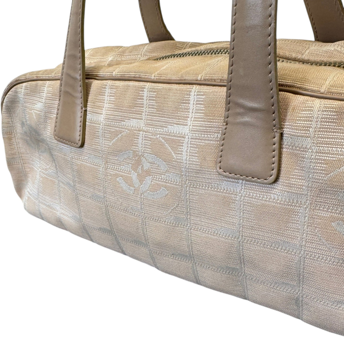 Women's Travel Line Bowler Handbag Beige - Photo 8