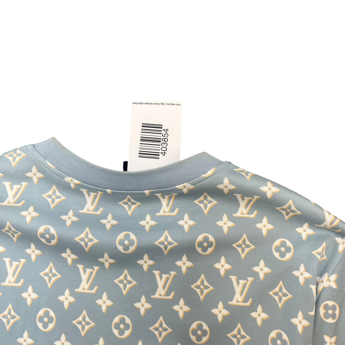 Women's 2023 Monogram Mini Dress Blue Size M / UK 10 - Photo 6