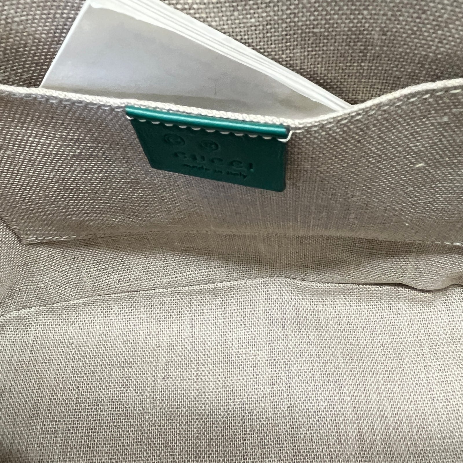 Women's Mini Microguccissima  Dome Handbag Green - Photo 11