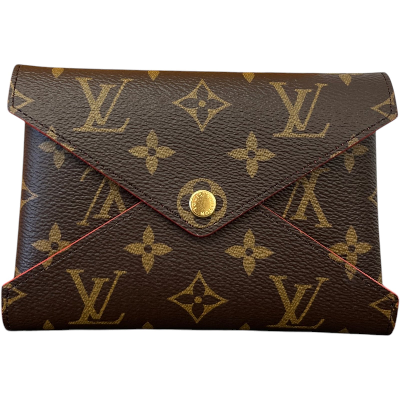 Women's Monogram Kirigami Pochette 3-Piece Set Pouch Brown - Photo 9