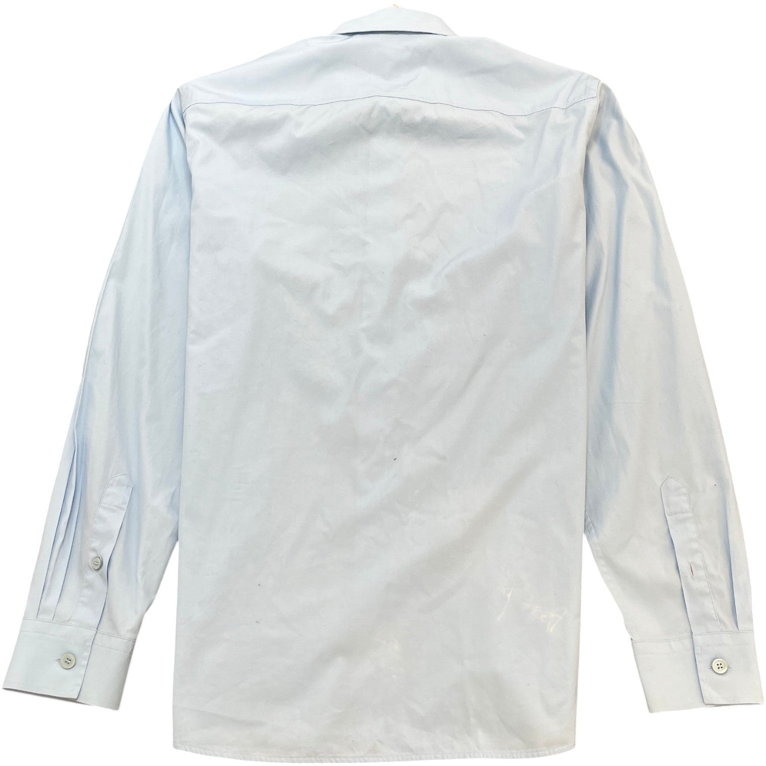 Men's Embroidered Tb Logo Long Sleeve Shirt Blue Size L - Photo 2