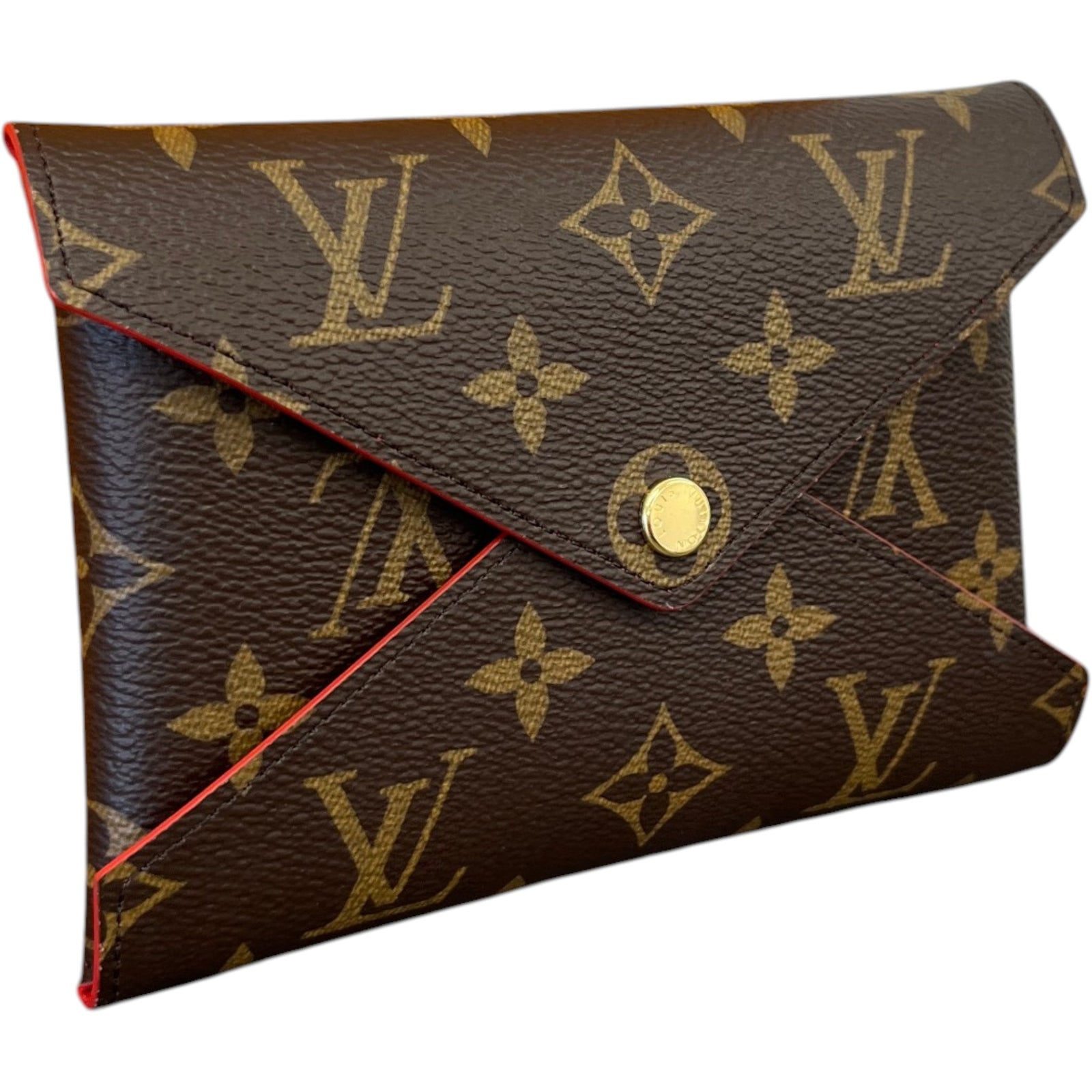 Women's Monogram Kirigami Pochette 3-Piece Set Pouch Brown - Photo 10