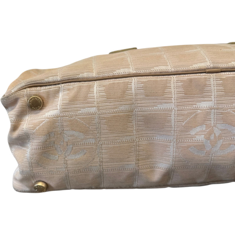 Women's Travel Line Bowler Handbag Beige