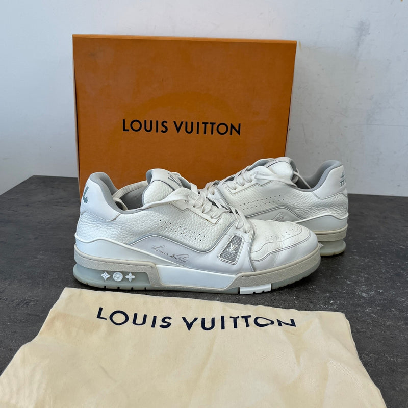 Men's LV Low Trainers White Size UK 9 / EU 43