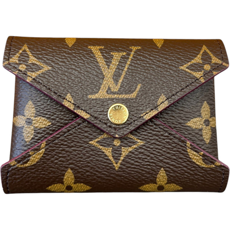 Women's Monogram Kirigami Pochette 3-Piece Set Pouch Brown