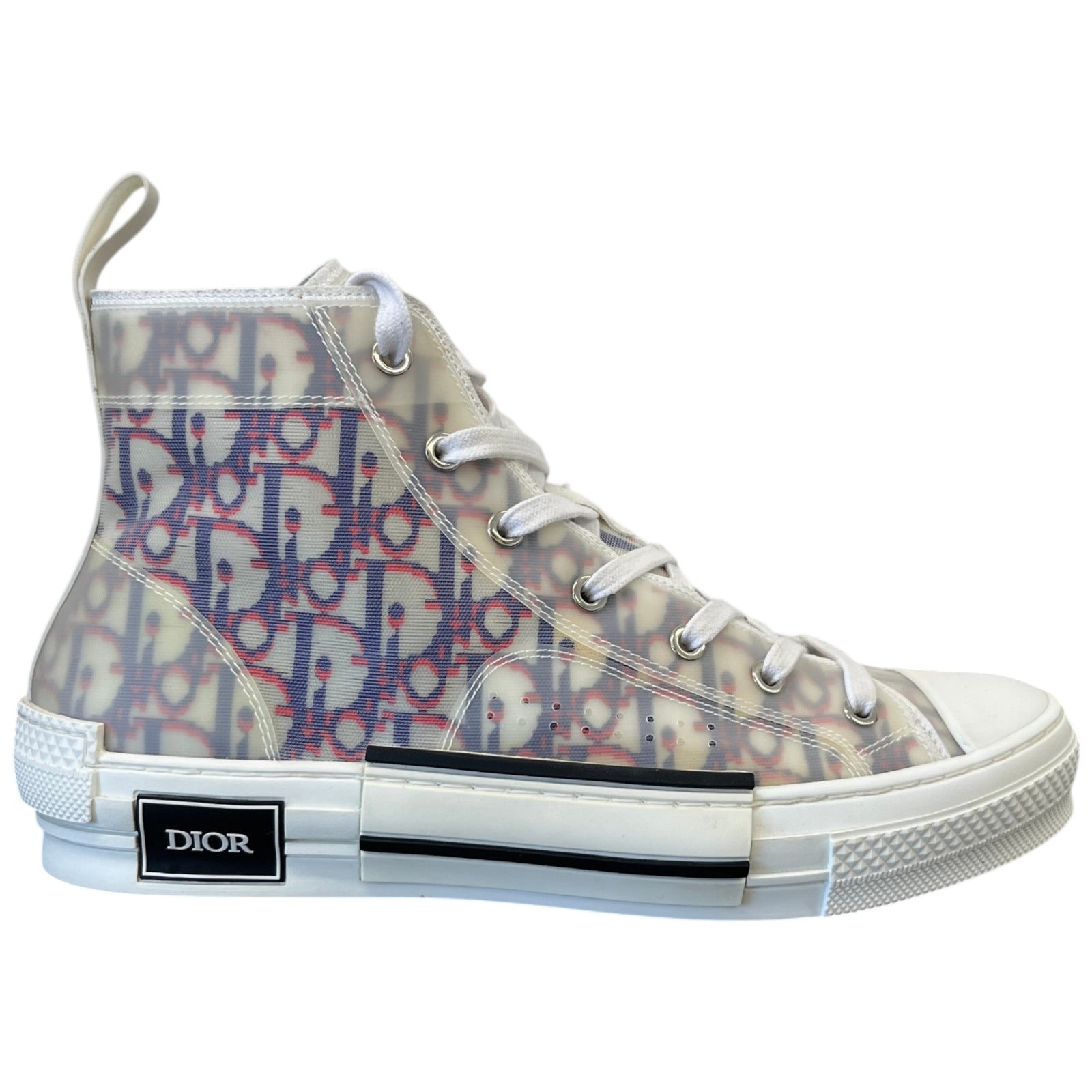 Men's B23 Oblique High Trainers Navy Size EU 42 / UK 8 - Photo 1