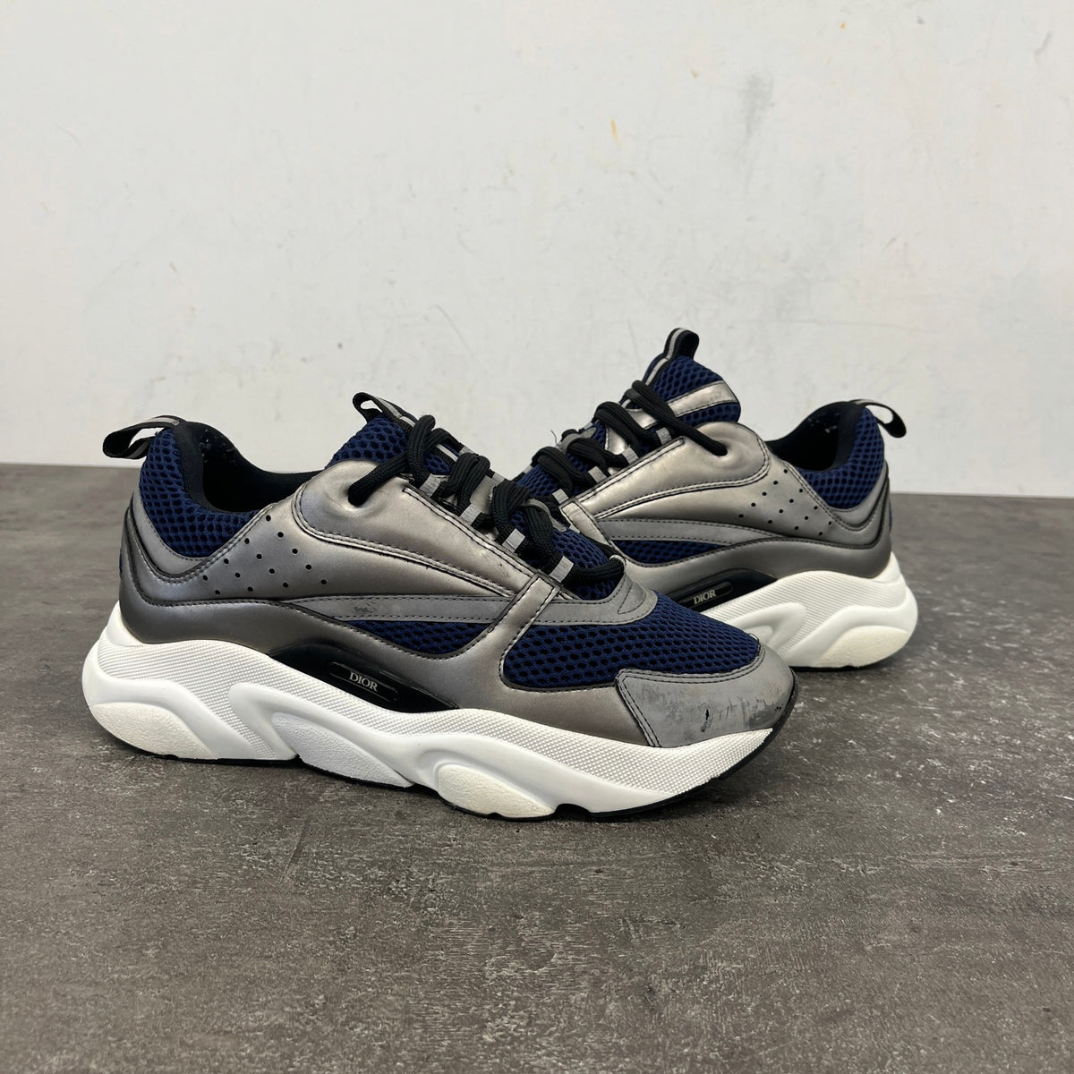 Men's B22 Low Trainers Silver Size UK 7.5 / EU 41.5 - Photo 12
