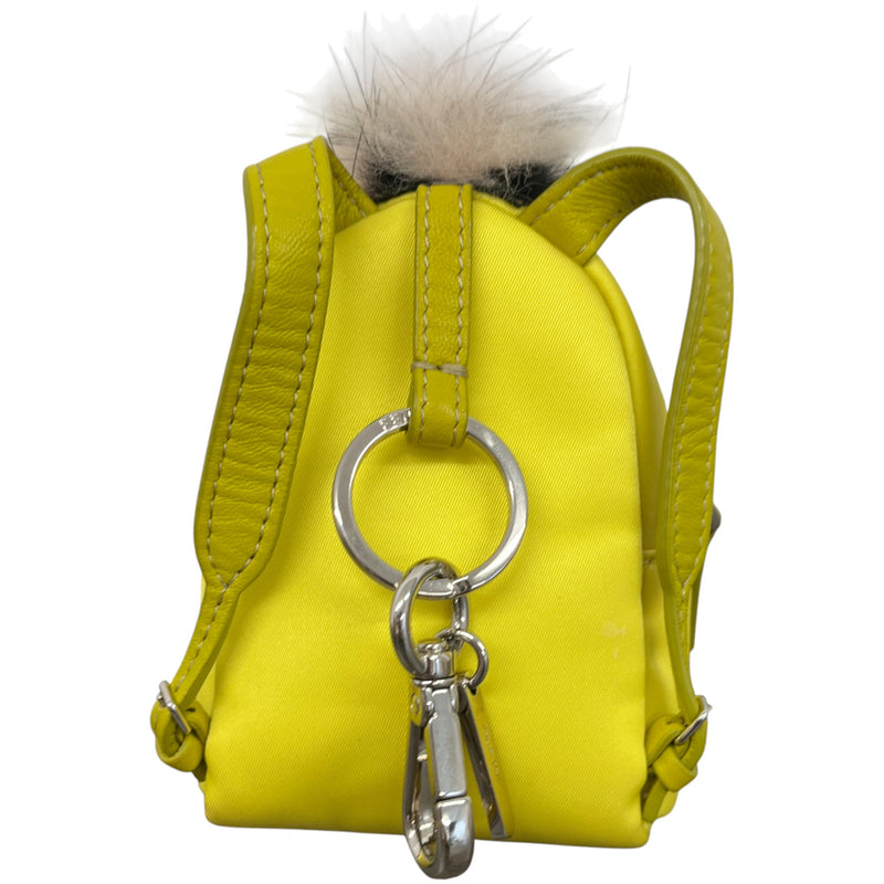 Women's Monster Bag Charm Keyring Yellow