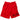 Men's Embroidered Logo Shorts Red Size L