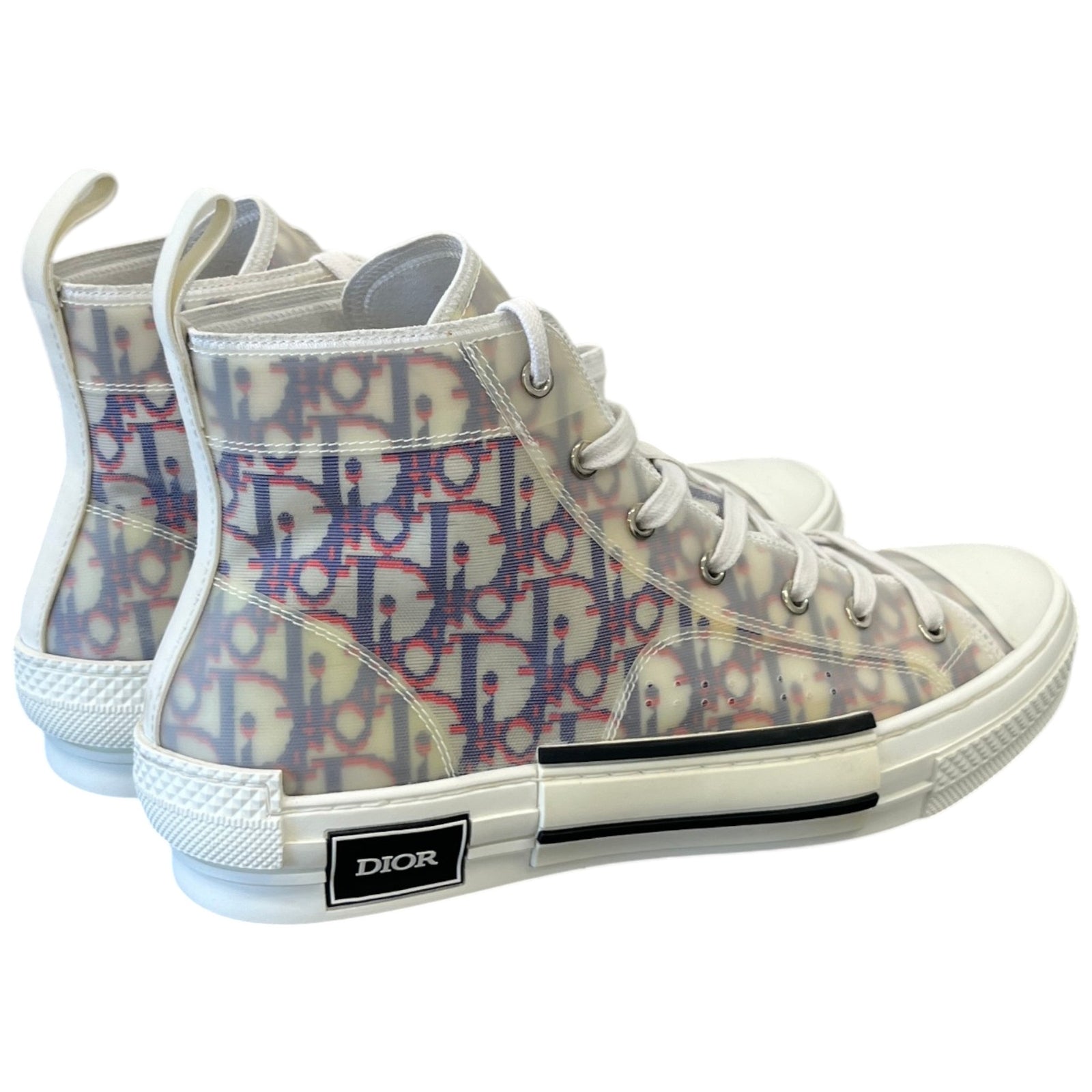 Men's B23 Oblique High Trainers Navy Size EU 42 / UK 8 - Photo 8