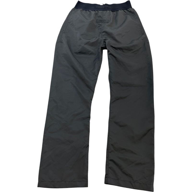 Men's Logo Patch Track Trousers Black Size XS