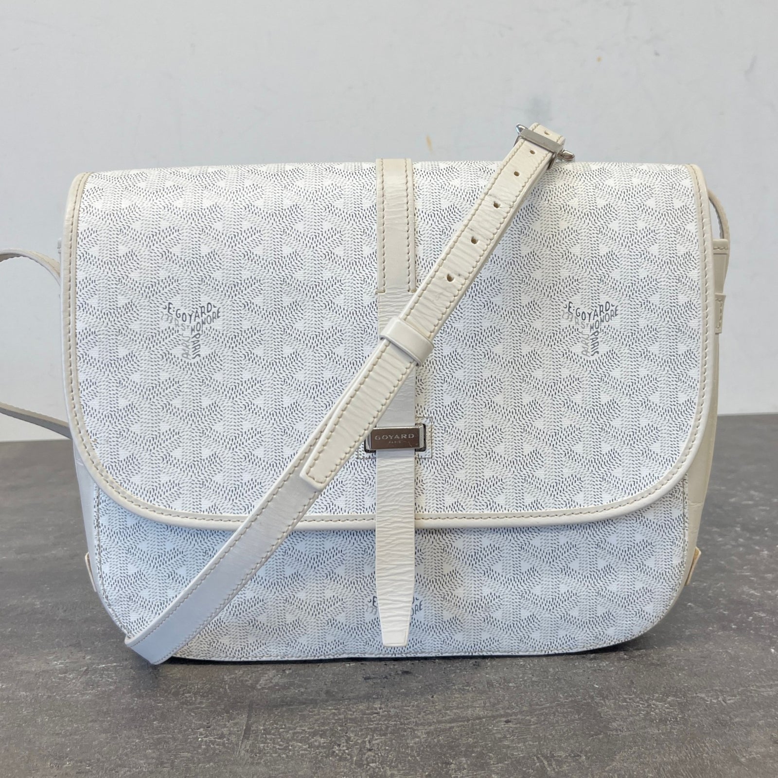 Men's Belvedere MM Messenger Bag White - Photo 13