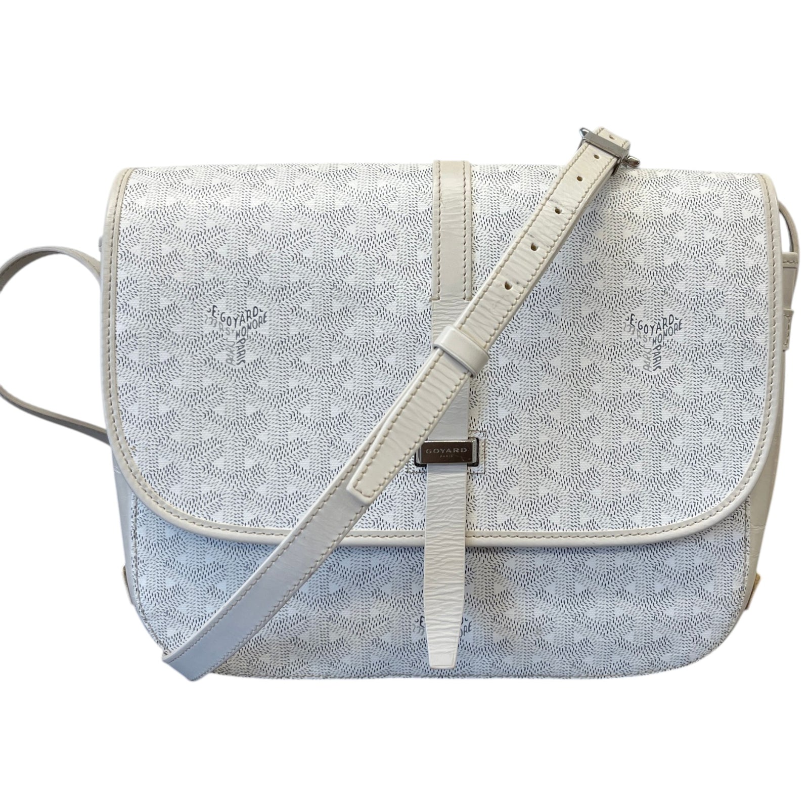 Men's Belvedere MM Messenger Bag White - Photo 1