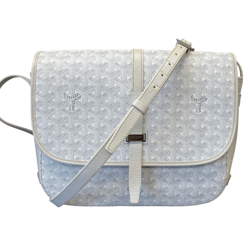 Men's Belvedere MM Messenger Bag White
