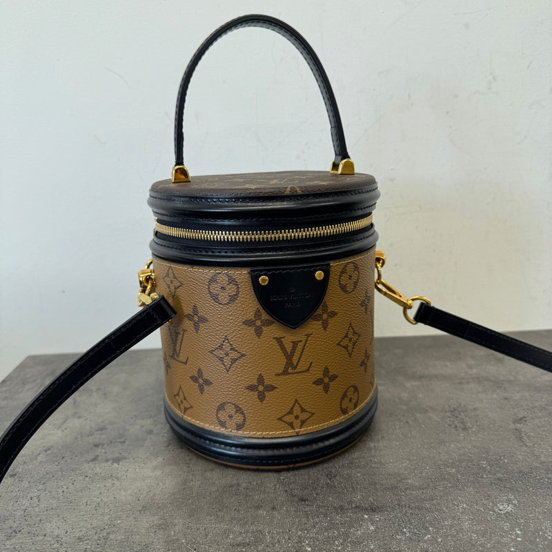 Women's Monogram Reverse Cannes Handbag Brown