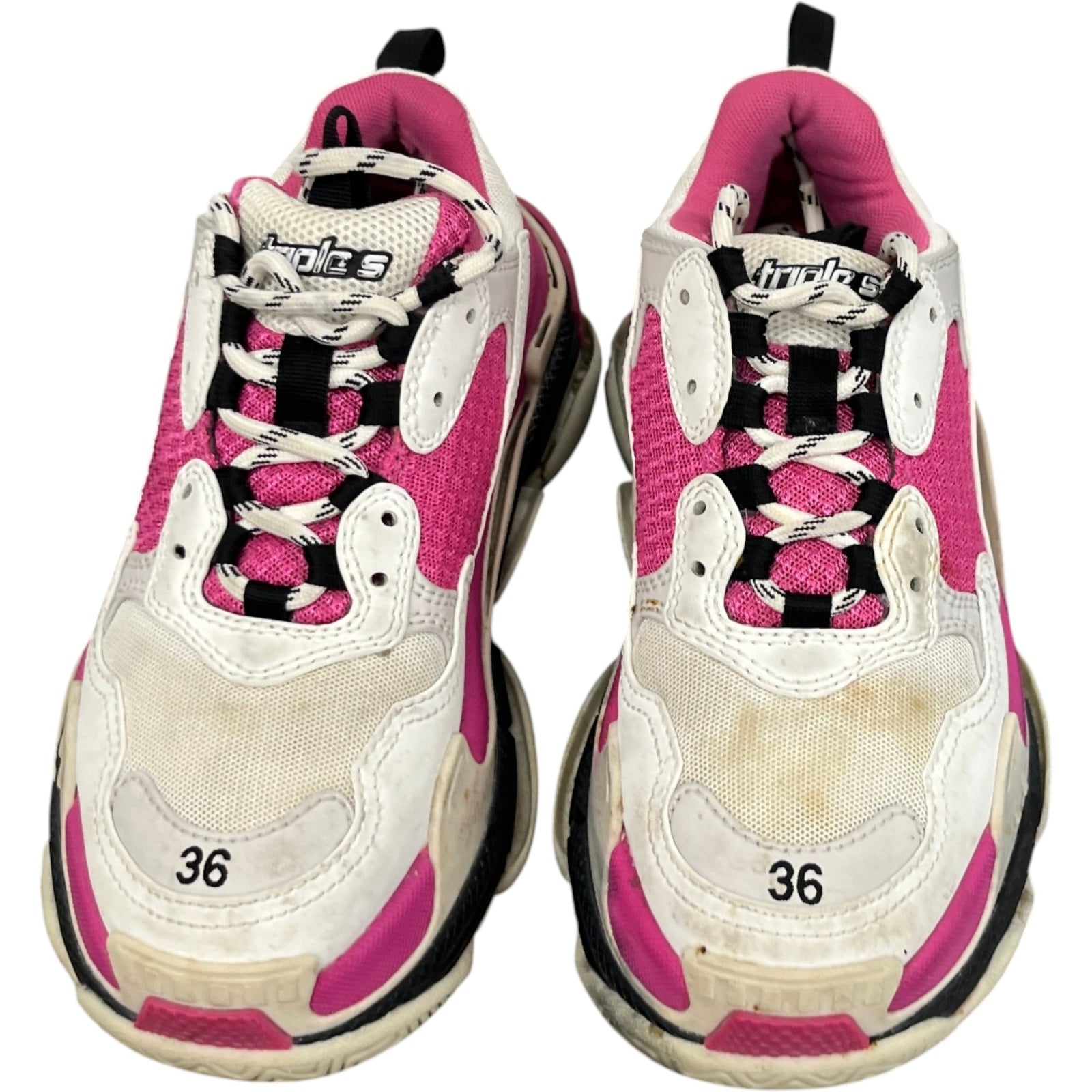 Women's Triple S Low Trainers Pink Size EU 36 / UK 3 - Photo 6