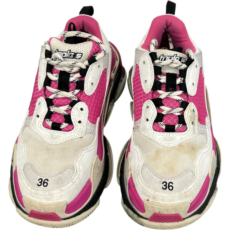 Women's Triple S Low Trainers Pink Size EU 36 / UK 3