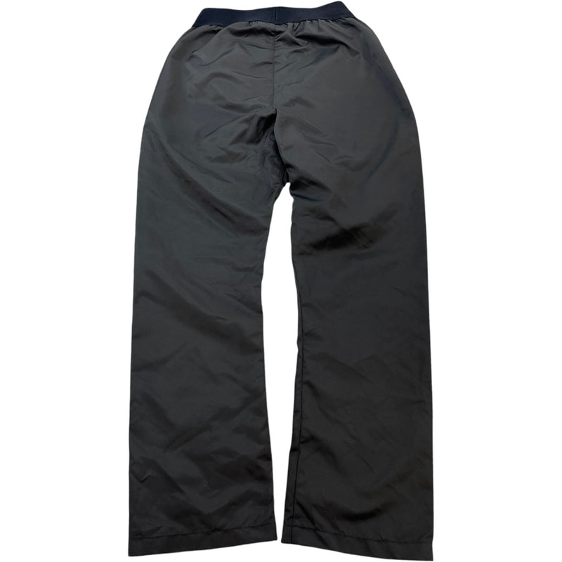Men's Logo Patch Track Trousers Black Size XS