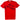 Men's Embroidered Logo Print T-Shirt Red Size M