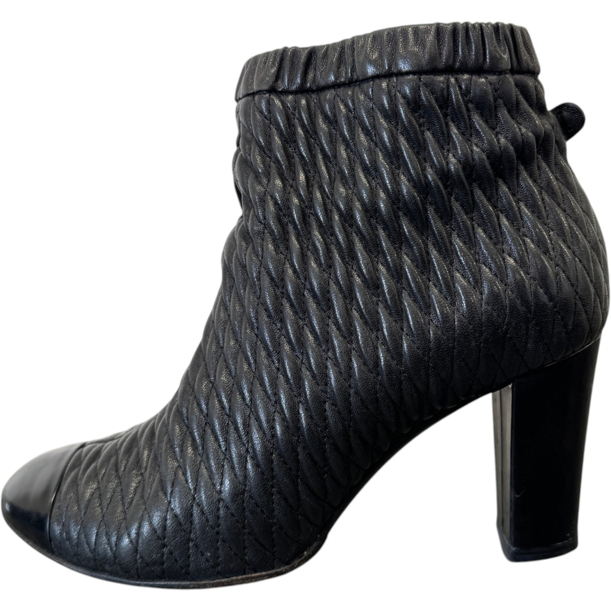 Women's Leather Sock Boots Black Size UK 6 / EU 39 - Photo 4