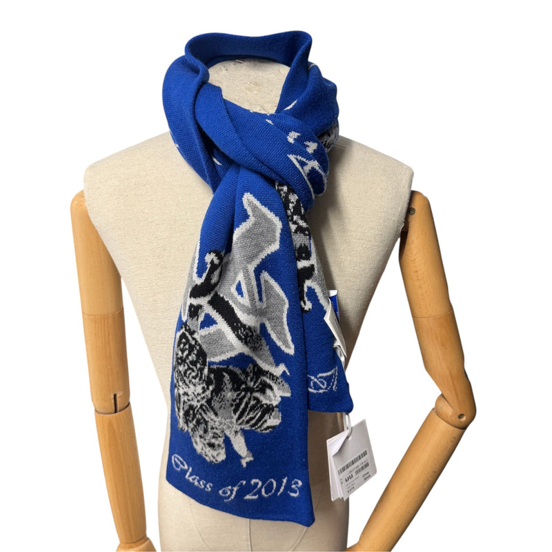 Men's Virgil Abloh Knit Scarf Blue