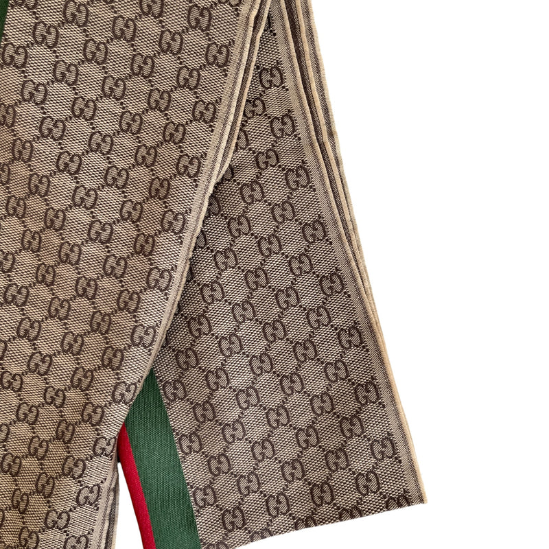 Men's Gg Web Scarf Beige