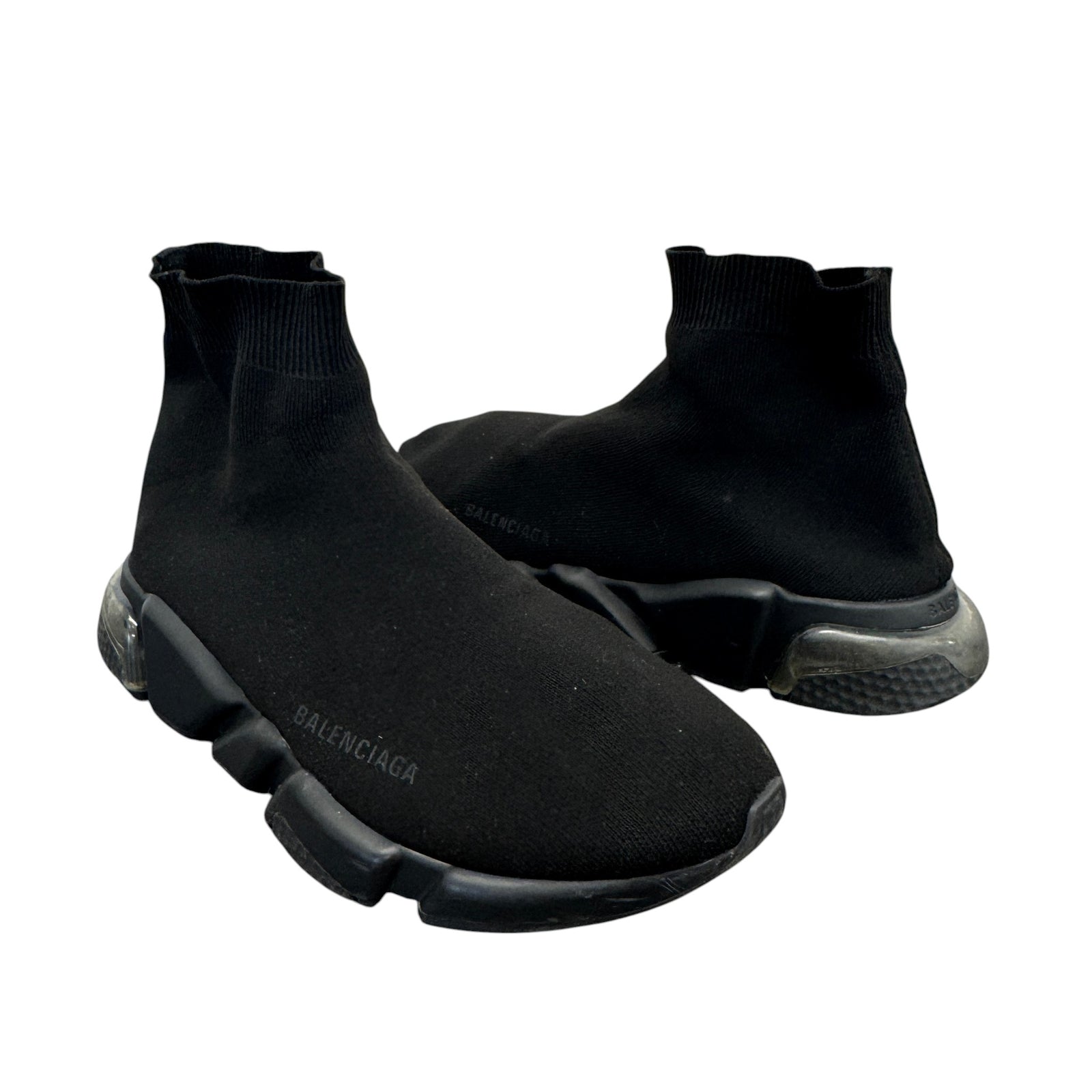 Men's Speed Socks High Trainers Black Size EU 42 / UK 8 - Photo 3