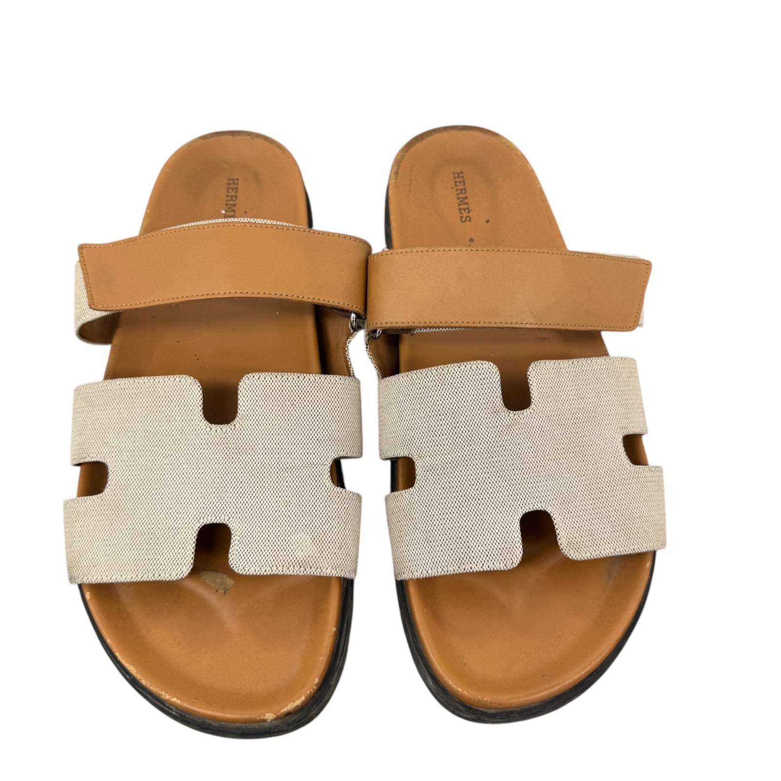 Men's Chypre Sandals Beige Size UK 11 / EU 45 - Photo 6