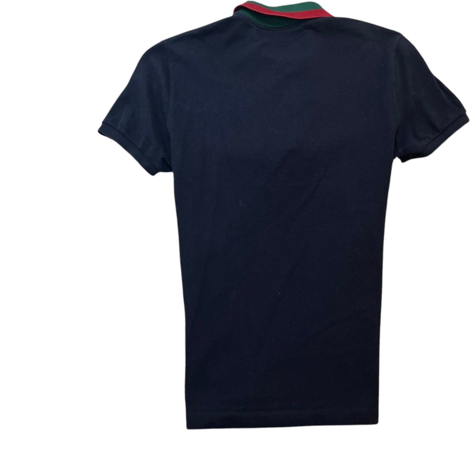 Men's Web Collar Polo Shirt Navy Size M - Photo 2
